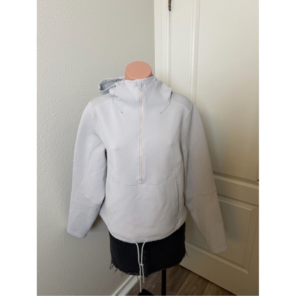 Lululemon Unleash Strength Athletic Gray Hoodie Sz 8